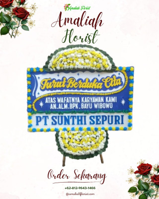 Papan Bunga Duka di Bausasran