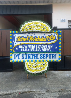 Papan Bunga Duka di Bausasran