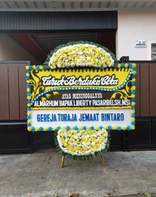 Papan Bunga Duka di Bausasran